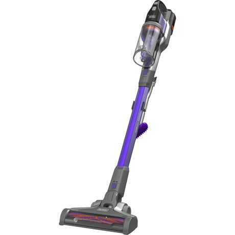 Black+decker 36v 4-i-1 power-serien ekstrem pet stick støvsuger (lilla)