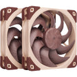 Noctua nf-a12x25 g2 pwm sx2-pp blæsere (brune, 2 stk., 120 x 120 x 25 mm)