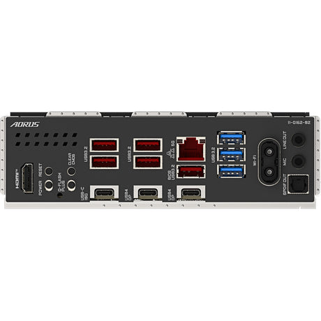 Gigabyte x870e aorus elite x3d socket am5 bundkort (sort, raid, 5gb-lan, wi-fi 7, BT, lyd, atx)