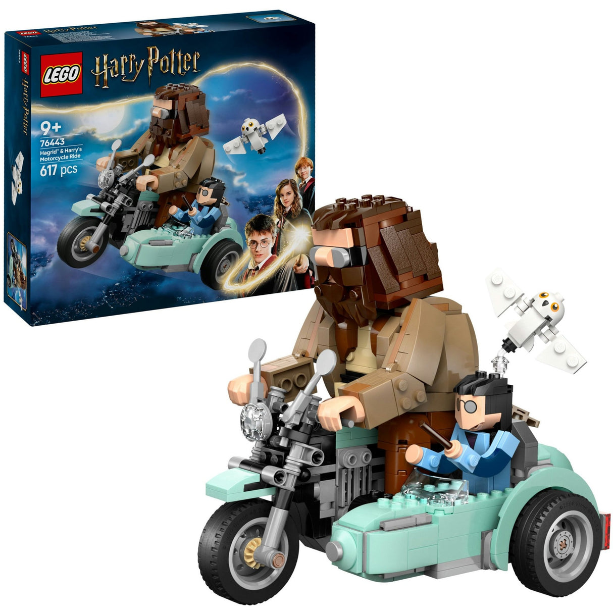 Lego Harry Potter™ Hagrid™ og Harrys magiske motorcykeltur - 76443