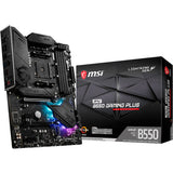 MSI MPG B550 Gaming Plus Socket AM4 bundkort (sort, RAID, GB-LAN, lyd, ATX)