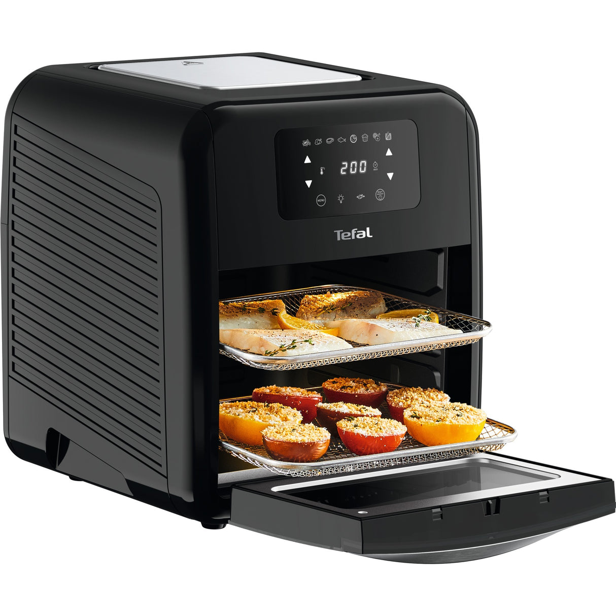 Tefal easy fry ovngrill mini bageovn (sort)
