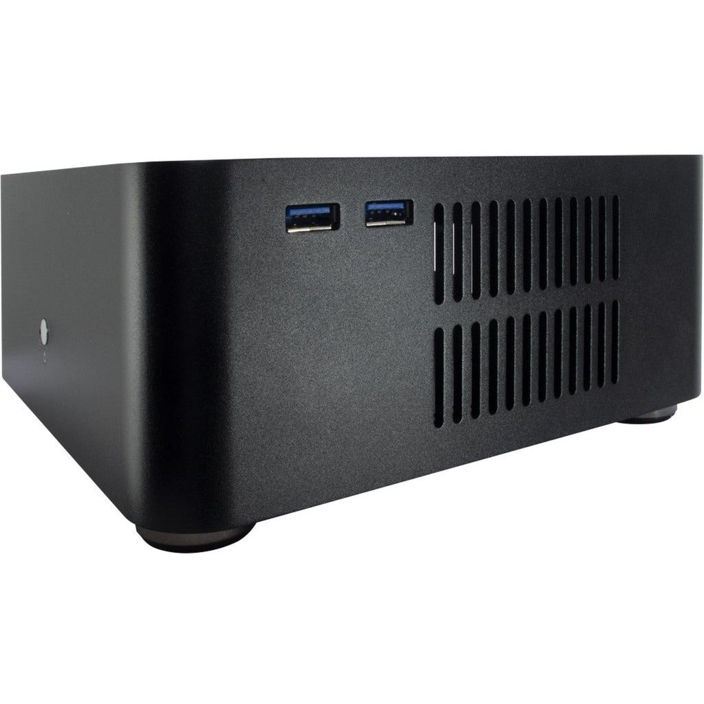 Inter-tech ITX A80 HTPC-hus (sort | 2x USB-A)