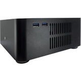 Inter-tech ITX A80 HTPC-hus (sort | 2x USB-A)