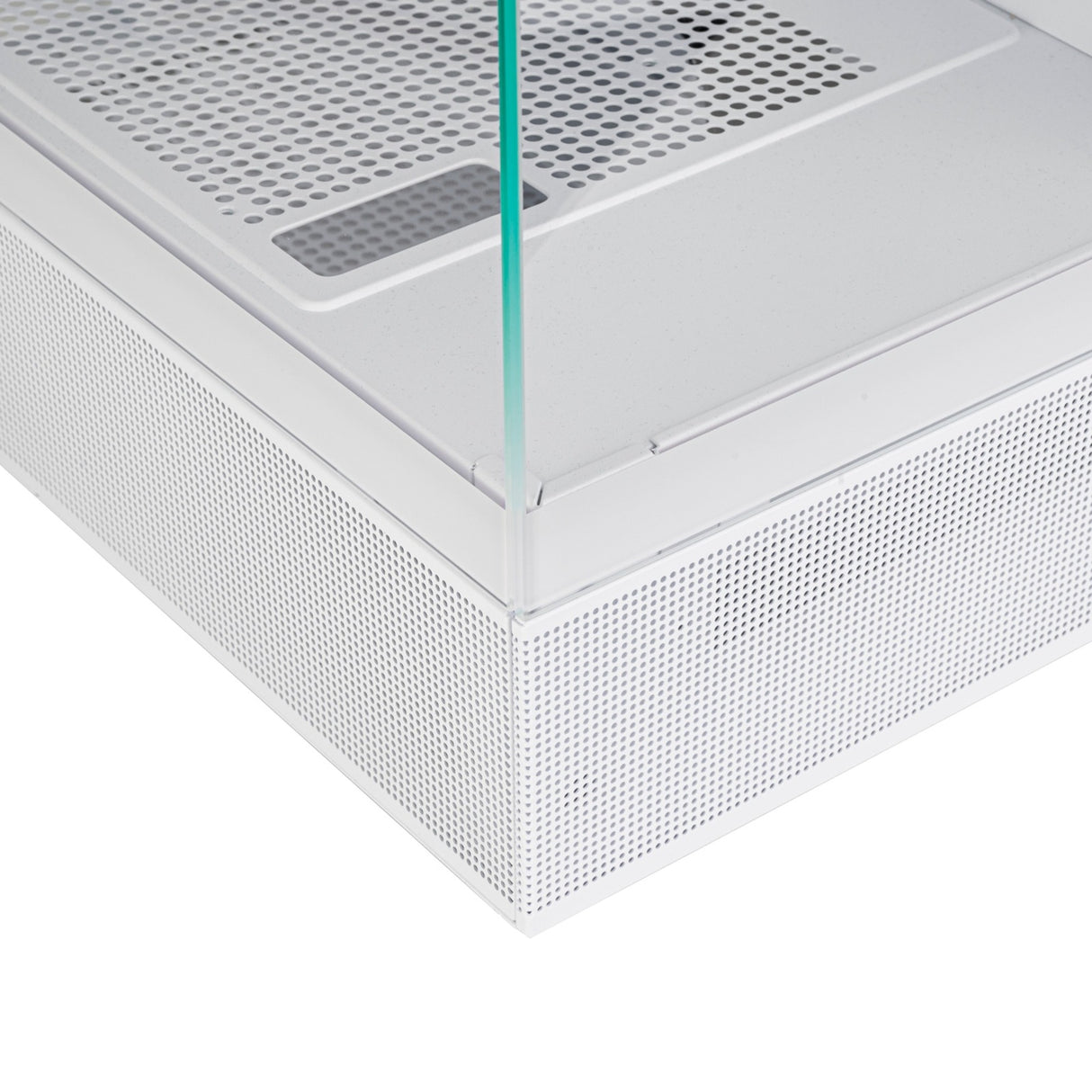 Silverstone lucid 04 mini tårnhus (hvid | 2x USB-A | 1x USB-C | RGB | hærdet glas)