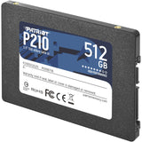 Patriot p210, 512 GB SSD (sort, p210s512g25, sata iii)