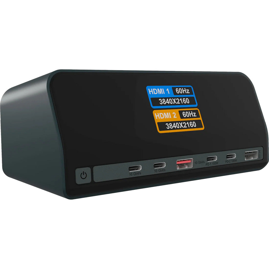 Icy box ib-dk2300-ch dockingstation (sort)