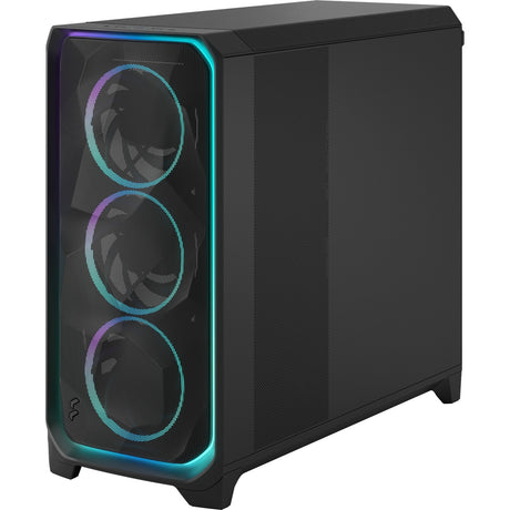 Fractal design meshify 3 xl ambience pro rgb stort tårnhus (sort | 2x usb-a | 1x usb-c | rgb | hærdet glas)
