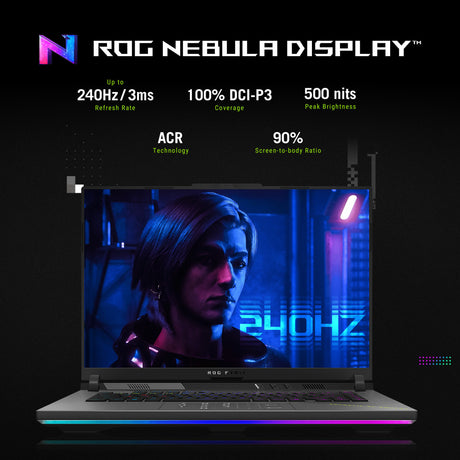 Asus rog strix g16 g614pm-rv112w 16 gaming laptop (ryzen 9 8940hx | rtx 5060 | 32 gb | 1 tb ssd)