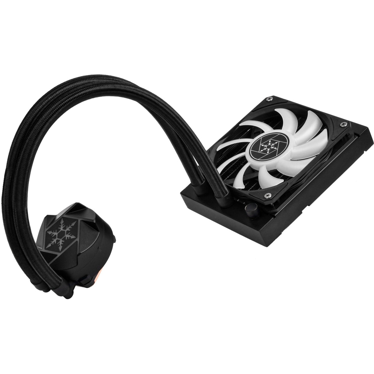 Silverstone vida 120 slim vandkøling (sort)
