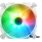 Sharkoon shark disc rgb kabinet blæser (gennemsigtig, 120 x 120 x 25 mm)