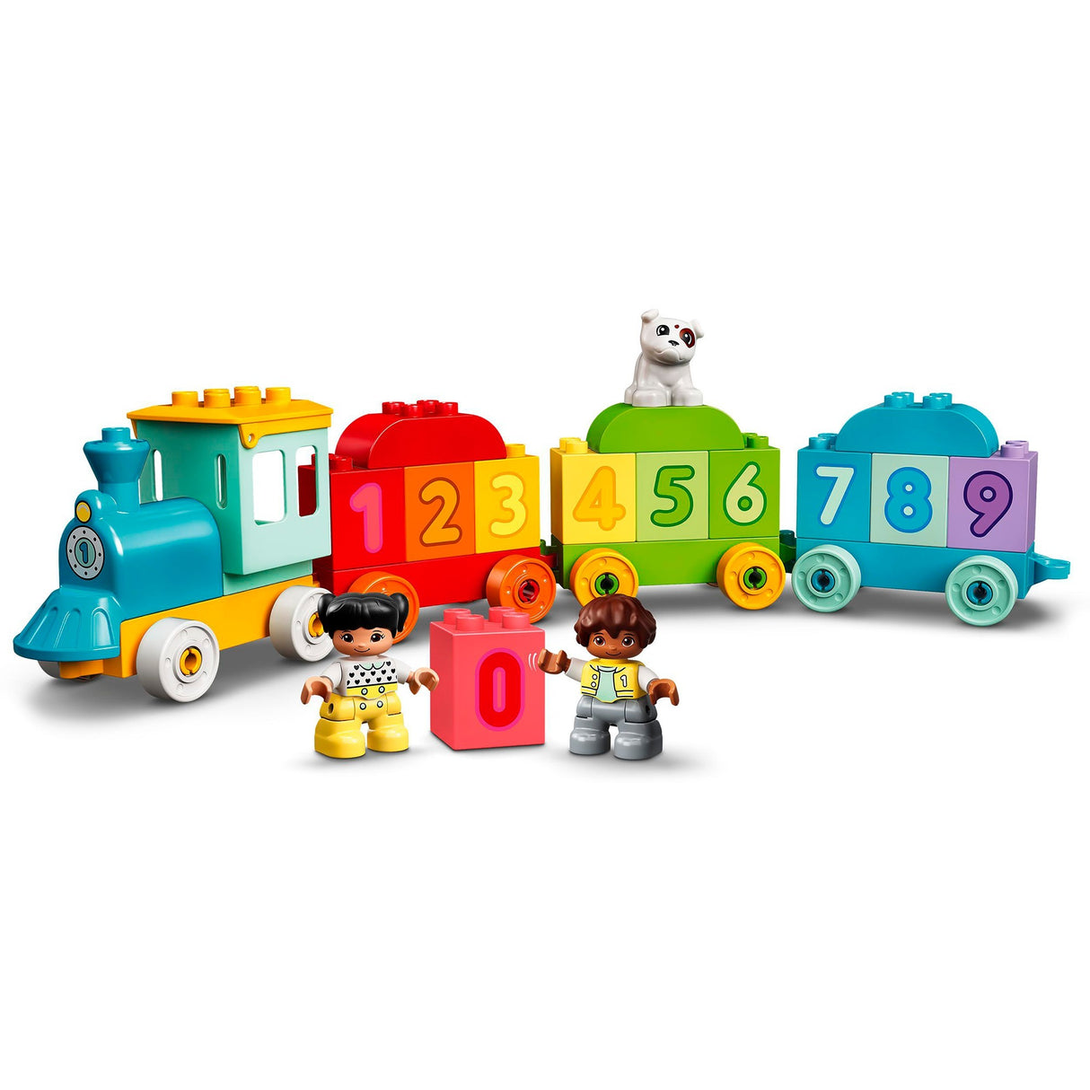 Lego duplo - taltog - lære at tælle byggelegetøj (10954)
