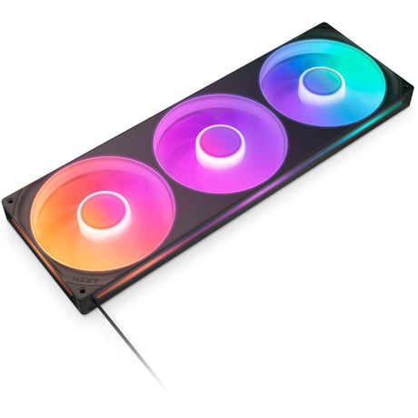 Nzxt f420 rgb core case fans (sort, 3 stykker, 420 x 140 x 26 mm)