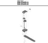 Shimano steps bm-en400 batteriholder til bagbærer