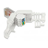Delock rj45 stik cat.6 utp værktøjsfrit stik (hvidt, 2 stk.)