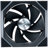 Lian Li Uni Fan SL120 Wireless Reverse Blade RGB Case Fan (sort, 120 x 124,5 x 28 mm, PWM)