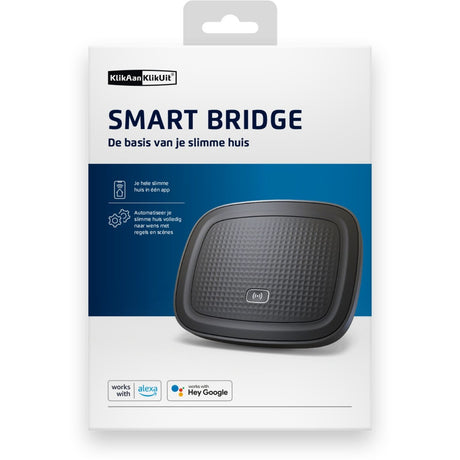 Klik på klik af smart bridge - central kontrol med Android iOS app - kompatibel med Google Assistant, Amazon Alexa, Apple Home Kit - WiFi