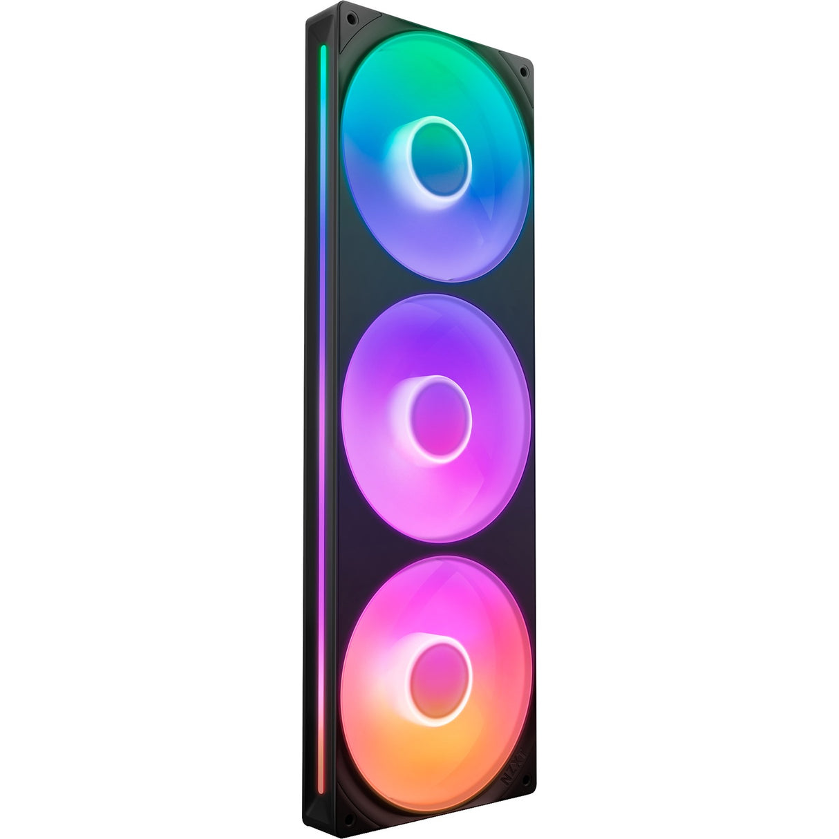 Nzxt f360 rgb core case fans (sort, 3 stykker, 360 x 120 x 26 mm)
