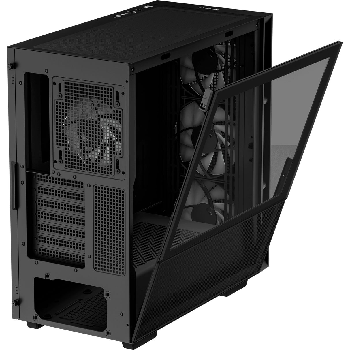 Deepcool CH560 MIDI Tower-hus (sort | 1x USB-A | 1x USB-C | RGB | vindue)