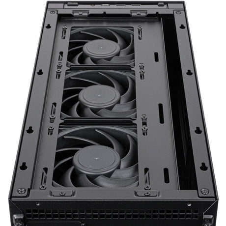 Silverstone sugo 17 mini tårnhus (sort | 2x USB-A | 1x USB-C)
