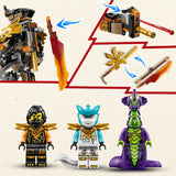 Lego ninjago 71854 cole's mission mech and dragon zane