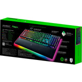 Razer blackwidow v4 pro, gaming tastatur (sort, us layout, grøn, rgb lysdioder, doubleshot abs)
