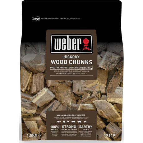 Weber hickory træterninger aromatræ (1,5 kg)