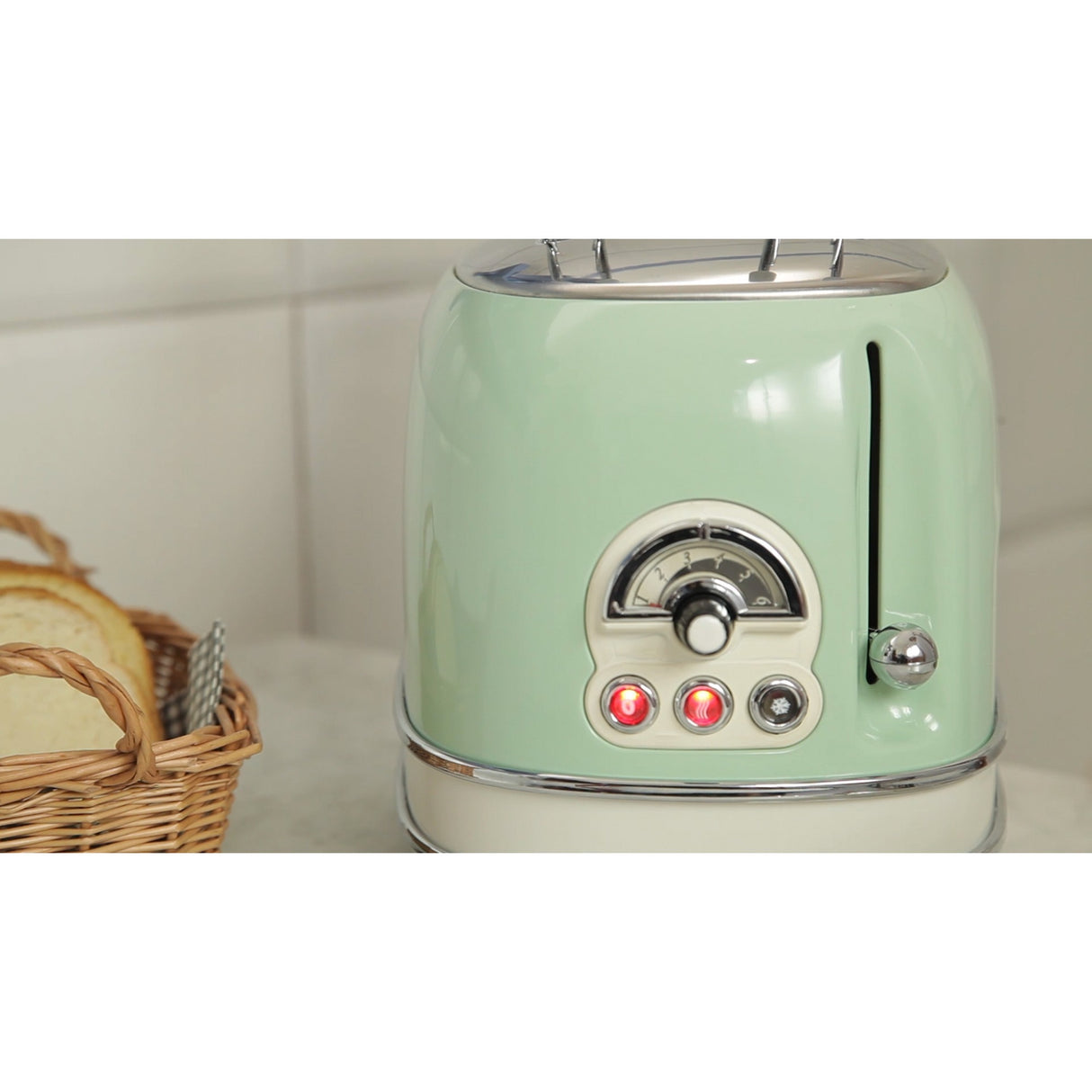 Ariete vintage brødrister 0155 14 (lysegrøn)