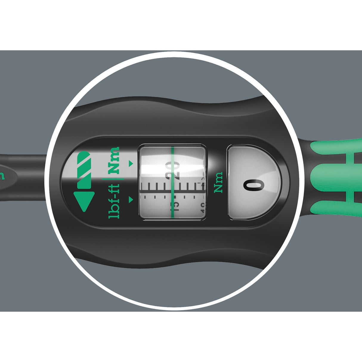 Wera klik-moment x 7 momentnøgle til indsatsværktøj (sort grøn, 10-100 nm)