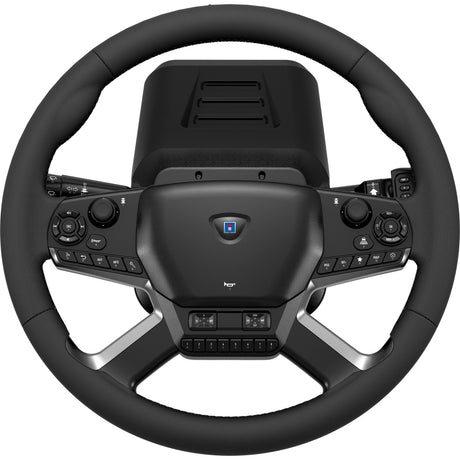 Hori force feedback lastbil kontrolsystem simulator sæt (sort sølv)
