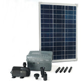 Ubbink solarmax 1000 batteripumpe (sort, inkl. solpanel, pumpe og batteri)