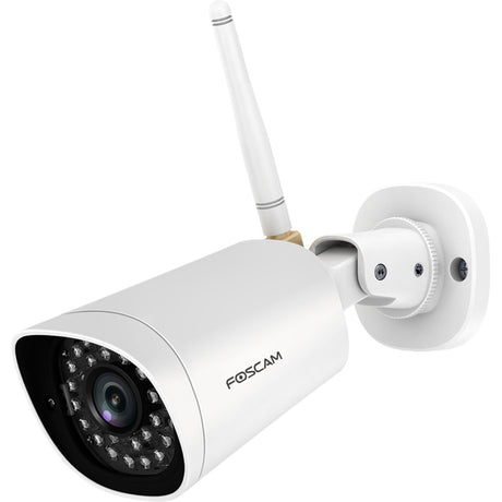 Foscam G4P Super HD WiFi udendørskamera (hvid, 4 MP, 2K, WLAN)