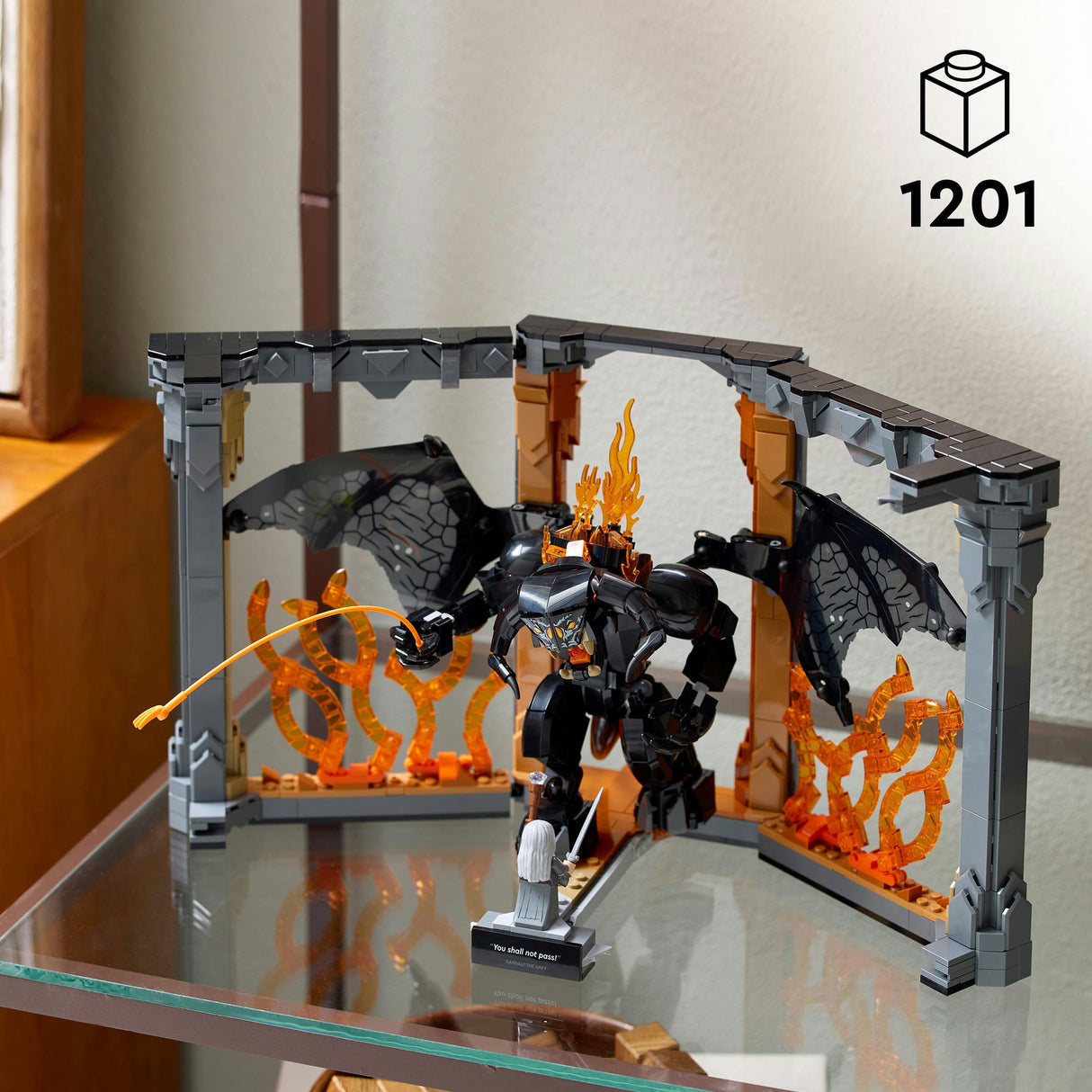 Lego ikoner bogstøtte: ringenes herre – balrog sæt - 10367