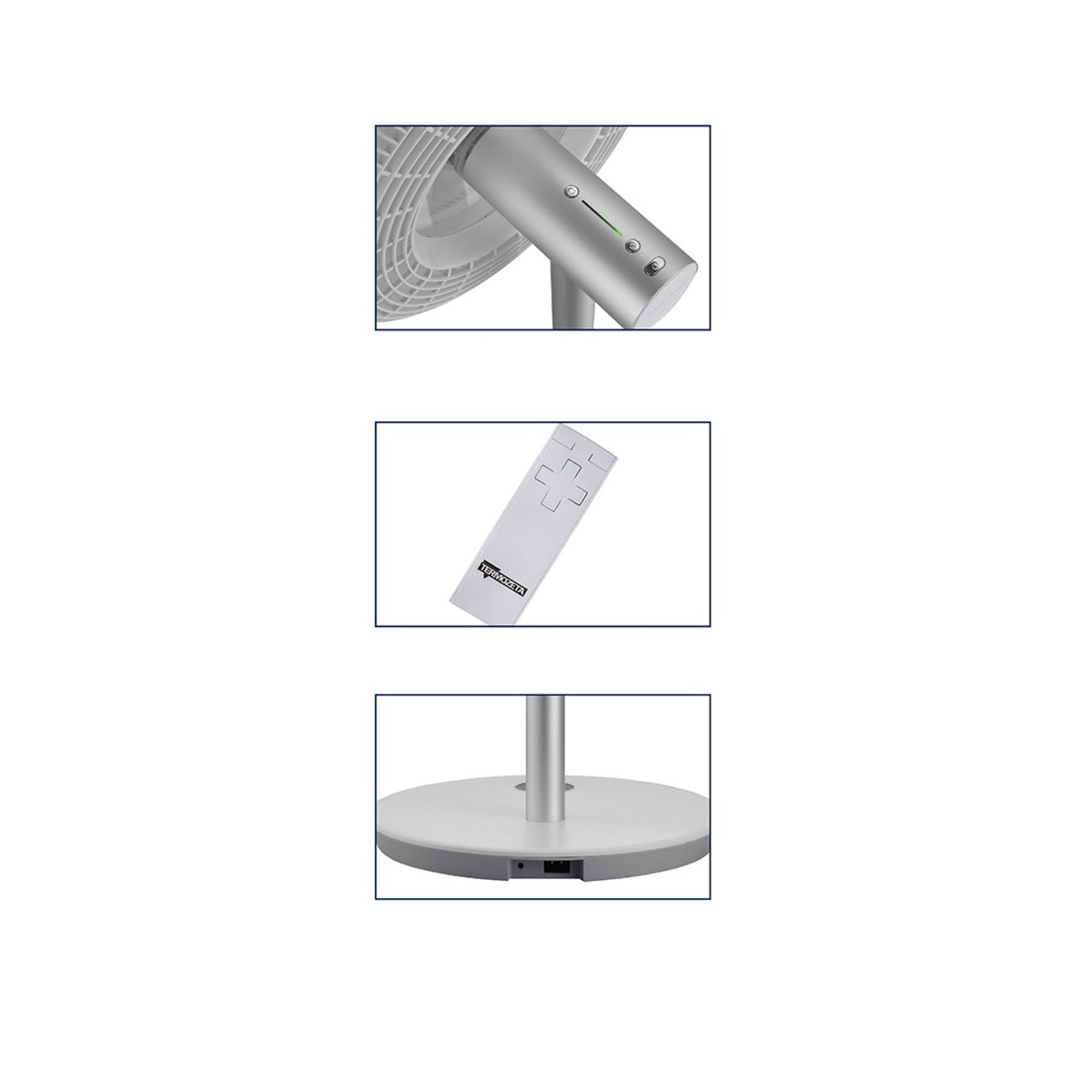 Termozeta airzeta titanium trådløs standventilator (titanium, tzaztn01)