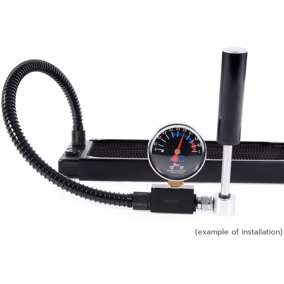 Alphacool lækagetestværktøj inkl. pumpepumpe (sort)
