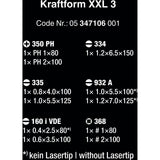 Wera kraftform xxl 3 skruetrækker (11 stk.)