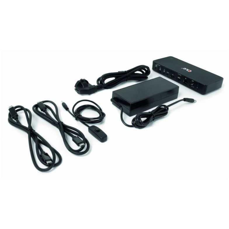 Club 3D DisplayPort HDMI Dock 4K60Hz dockingstation (sort, med KVM-funktionalitet)