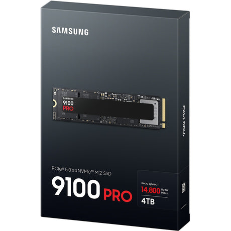 Samsung mz-vap4t0bw 9100 pro pcie® 5.0 nvme™ m.2 SSD - 4 TB, 4 TB, M.2, 14800 MB s