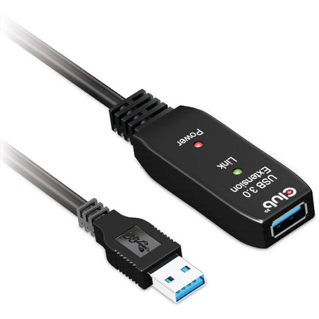 Club 3D USB 3.2 Gen1 Active Repeater forlængerkabel (sort, 5 meter)