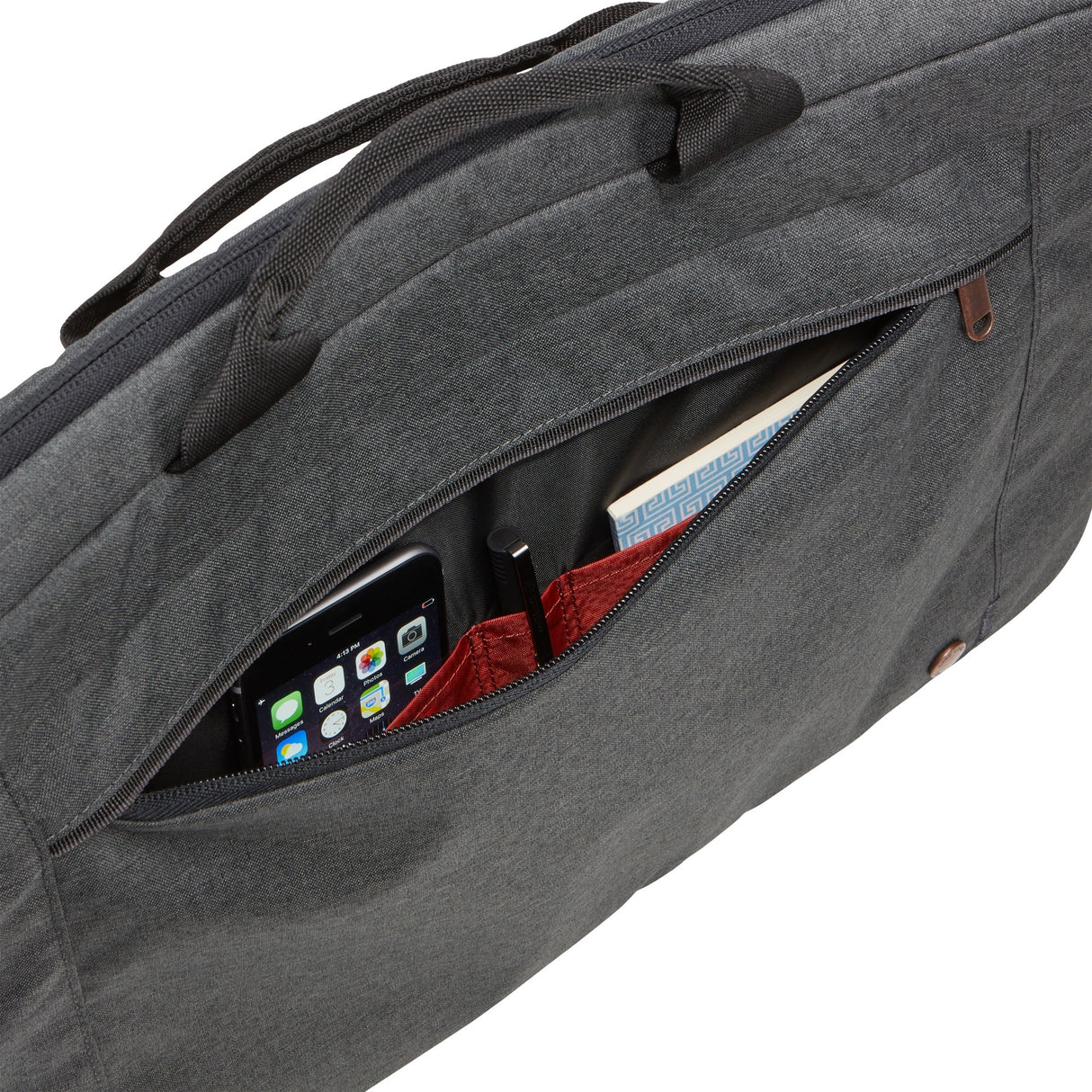 Case logic era 15.6 laptop attaché eraa-116-obsidian laptop taske (mørkegrå)