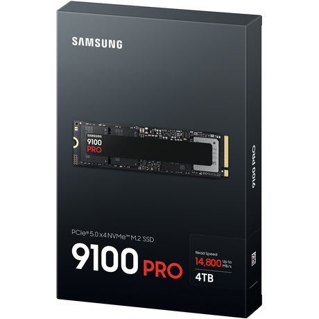 Samsung mz-vap4t0bw 9100 pro pcie® 5.0 nvme™ m.2 SSD - 4 TB, 4 TB, M.2, 14800 MB s