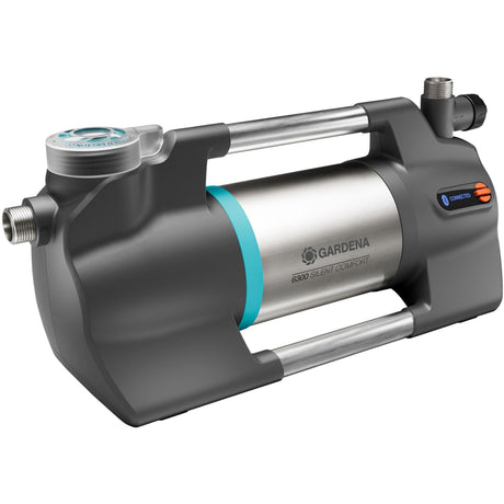 Gardena vandingspumpe 6300 silentcomfort (mørkegrå rustfrit stål, 1050 watt | Bluetooth)