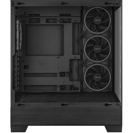 Asus a31 plus midi tårnhus (sort | 2x USB-A | 2x USB-C | hærdet glas)