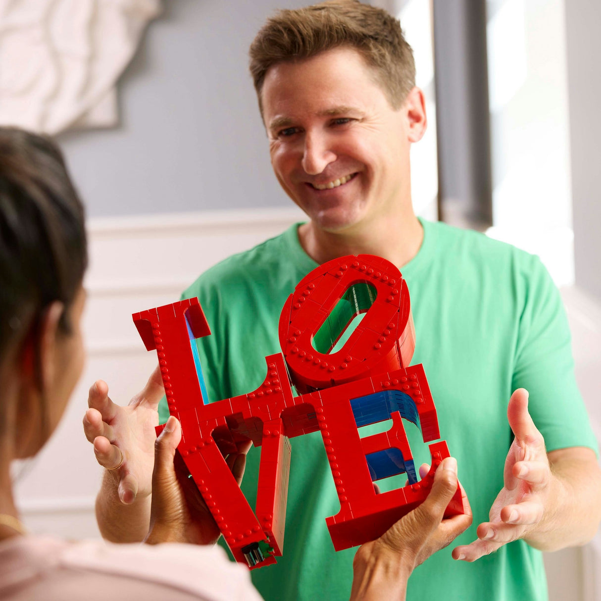 Lego art love boligtilbehør dekorationsbyggesæt til voksne, Valentinsgave - 31214
