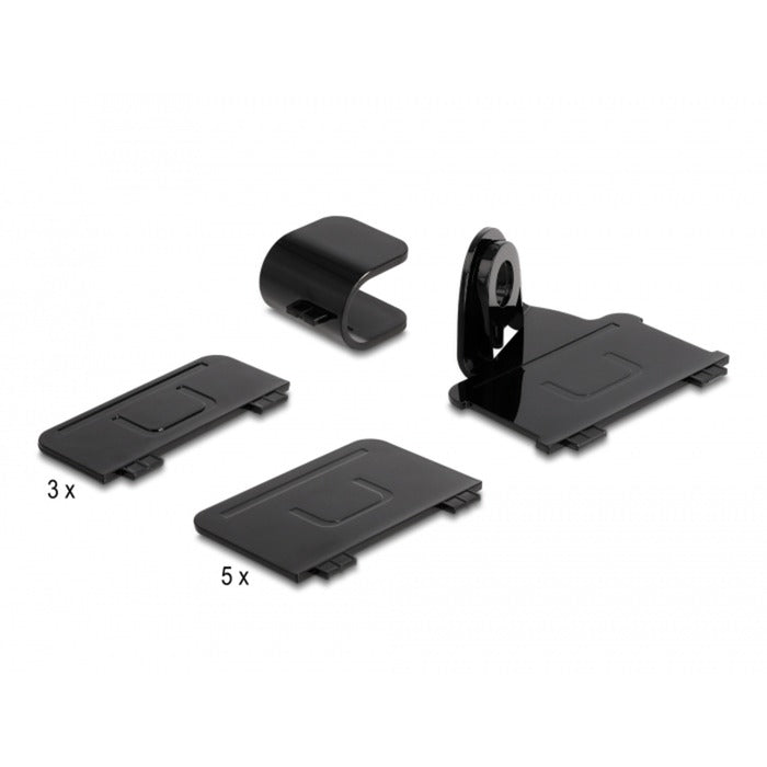 Delock USB-ladestation med 3 x USB Type-C PD + 3 x USB Type-A (112 W) (grå sort)