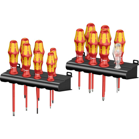 Wera kraftform big pack 100 vde skruetrækker (rød gul, 14 stk.)