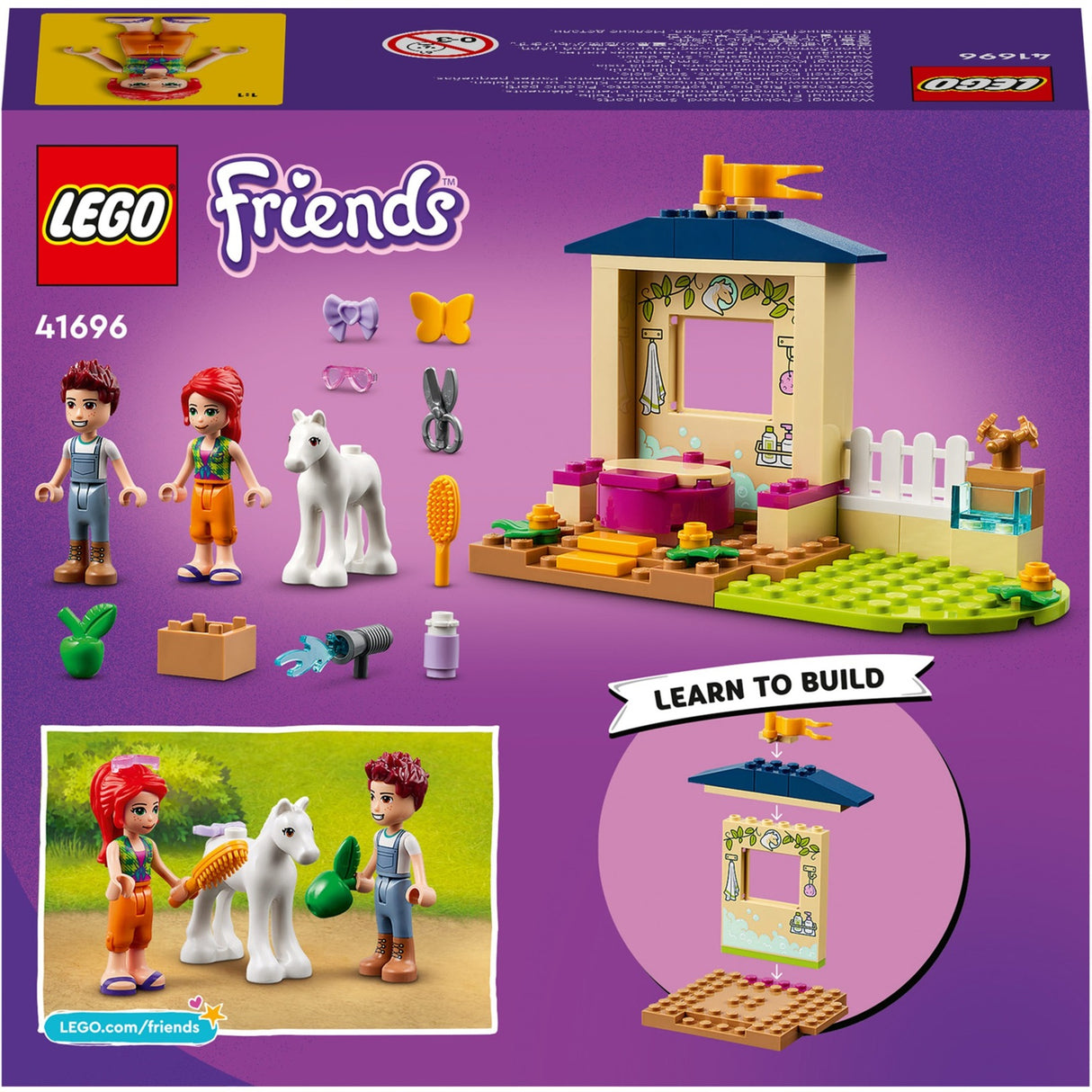 Lego friends - ponyvask stabilt byggelegetøj (41696)
