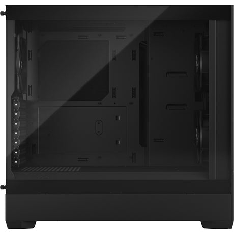 Fractal design pop lydløs sort tg klar tonet midi tårnhus (sort | 2x USB-A | hærdet glas)