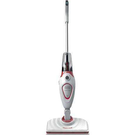 Black+decker bds1616r 1600w dampmoppe med 2 dampklude damprenser (hvid rød)