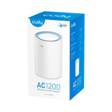 Cudy ac1200 mesh wi-fi system (1-pak) mesh router (hvid)